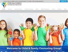 Tablet Screenshot of childfamilygroup.com